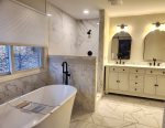 Master bath- shower & soaking tub